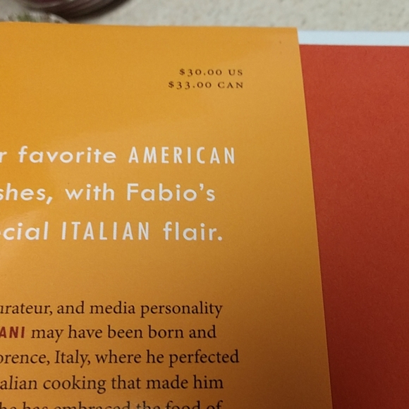 5 For 25.00/Cookbook NWT, Fabio's American Kitchen. - Picture 7 of 7